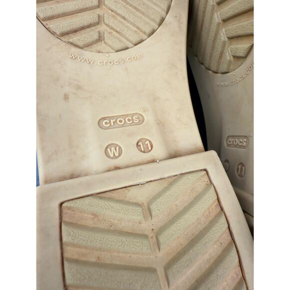 Crocs Womens Tulum Iconic Comfort Snake Print Slip On Sandals Size 11 Slip On - Picture 10 of 11